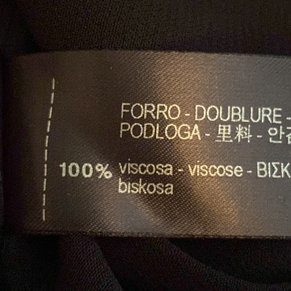 NWT. Zara/Narciso Rodriguez Limited Edition Wool Blend Black Maxi Skirt. Size L. - Picture 9 of 11